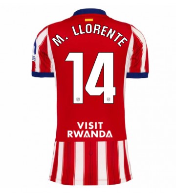 Atletico Madrid Marcos Llorente #14 Hjemmebanetrøje Dame 2026-27 Kortærmet
